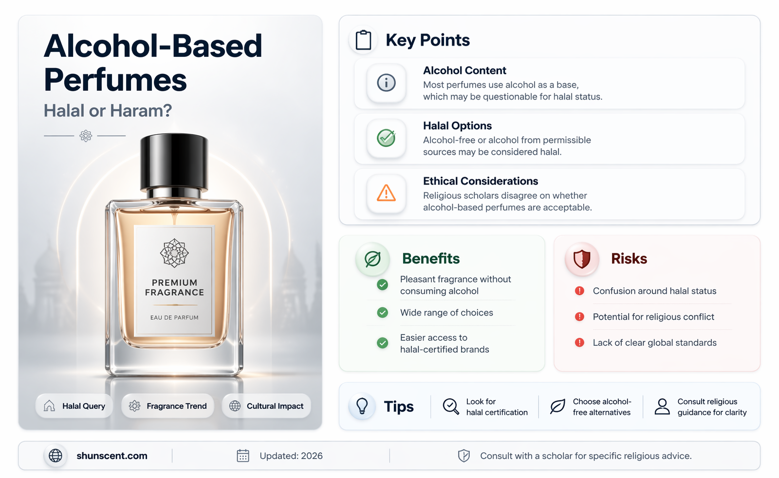 are alcohol based perfumes halal