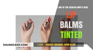 Do Burt's Bees Scented Lip Balms Offer Tinted Options?