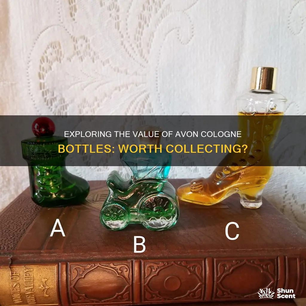 are avon cologne bottles worth anything