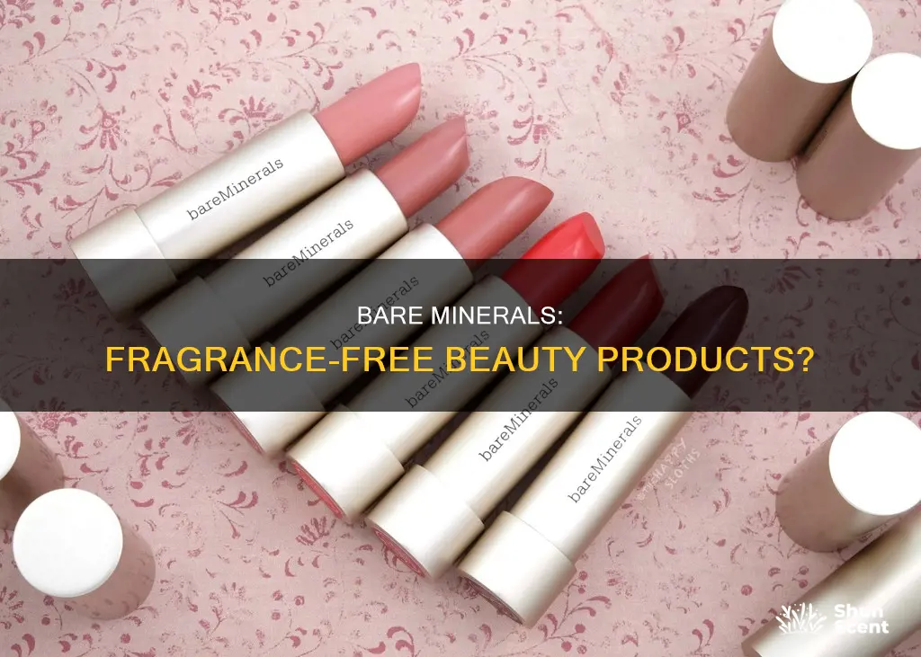 are bare minerals products fragrance free