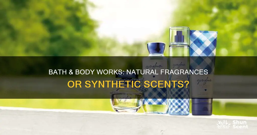 are bath aand body work fragrances natural