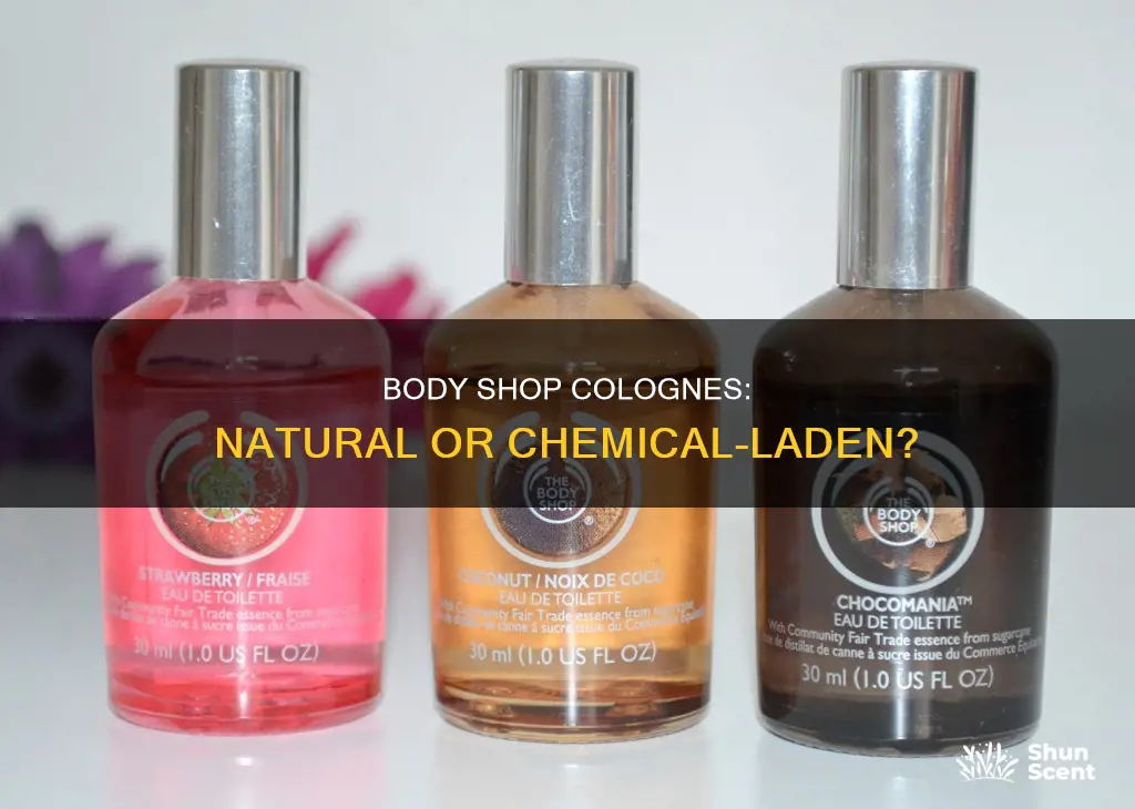 are body shop colognes chemical free