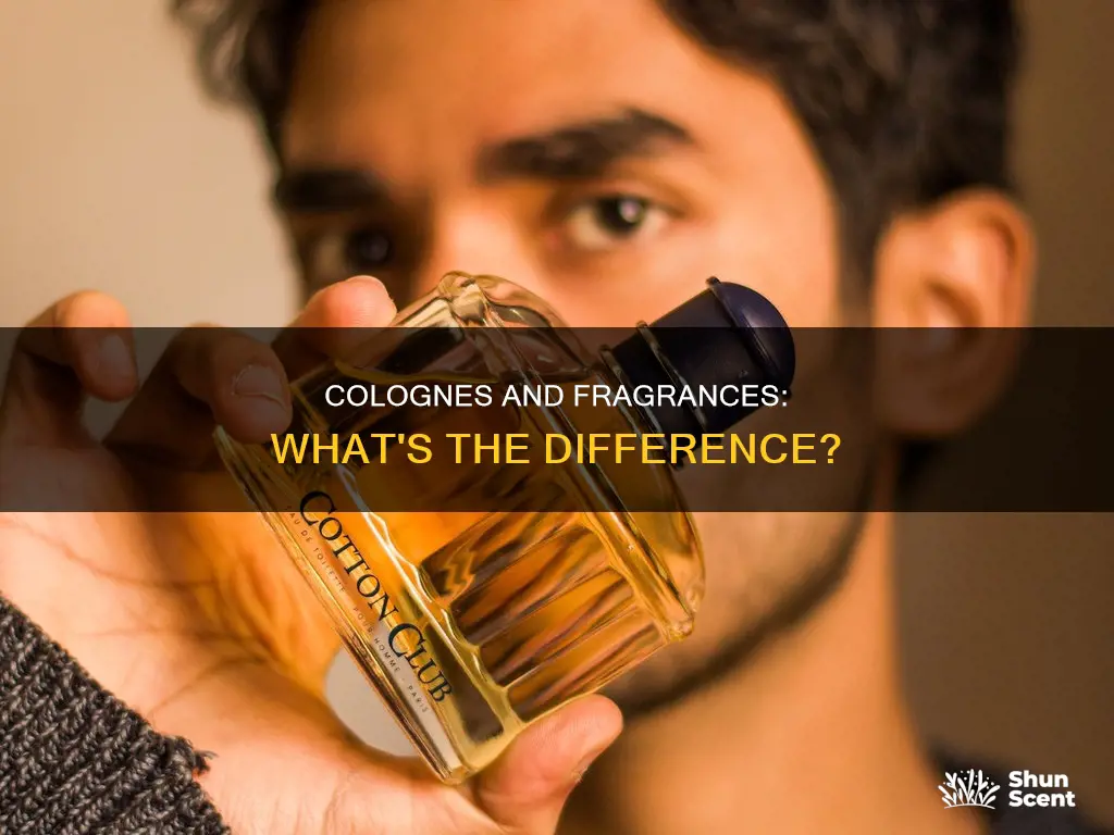 are cologne and fragrance the same thing