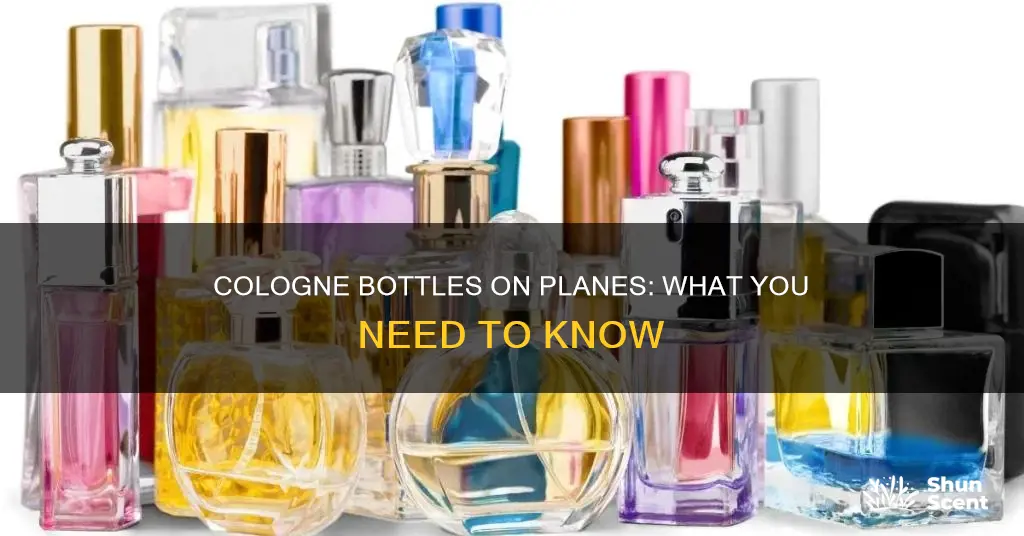 are cologne bottles allowed on planes