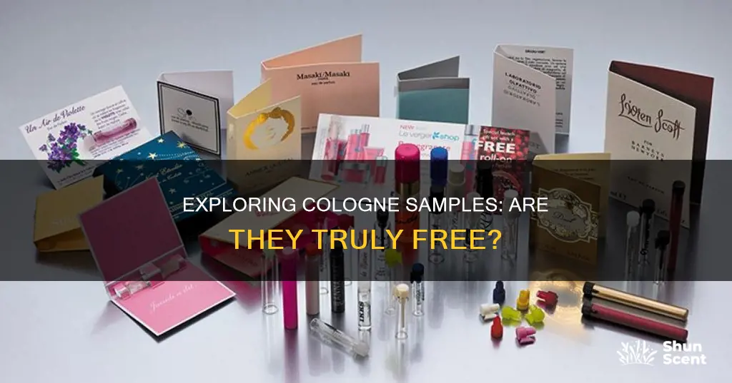 are cologne samples free