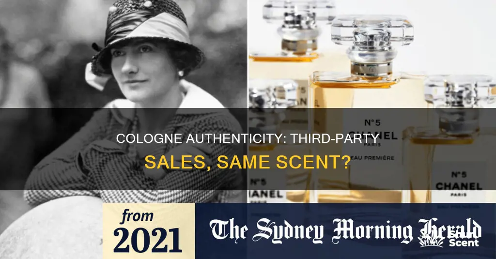 are cologne sold at third party the same