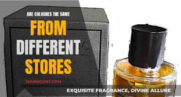 Colognes: Consistency Across Different Stores?