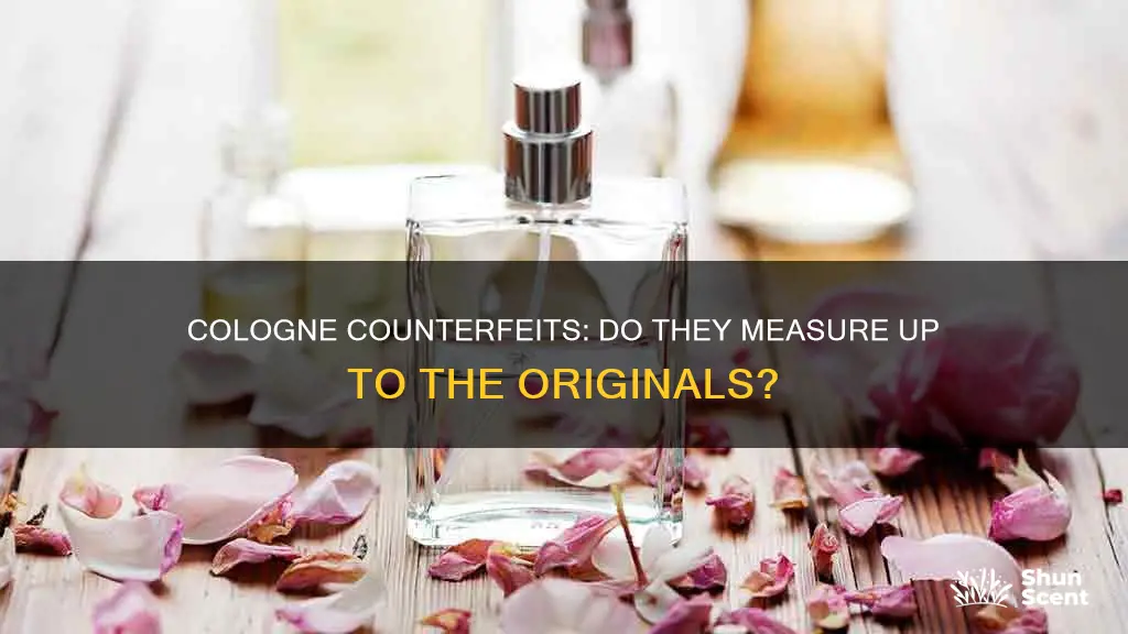 are counterfeit colognes as strong as real ones