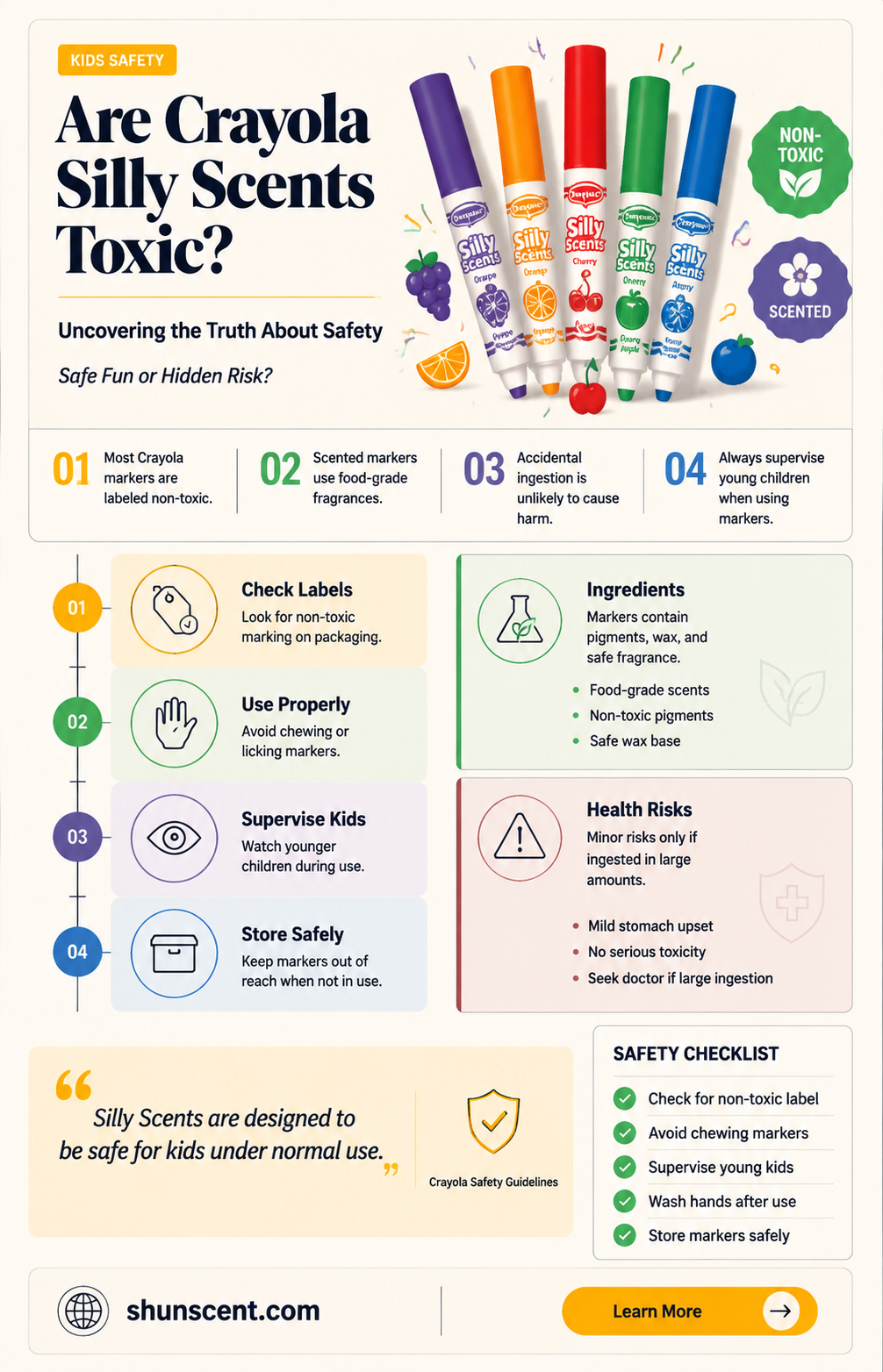 are crayola silly scents toxic