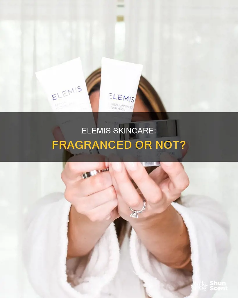 are elemis skin care products fragranced