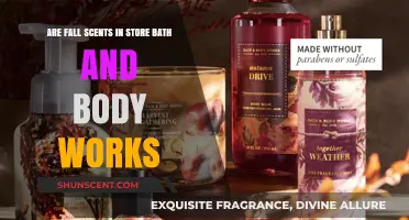 Are Fall Scents in Stores at Bath & Body Works?