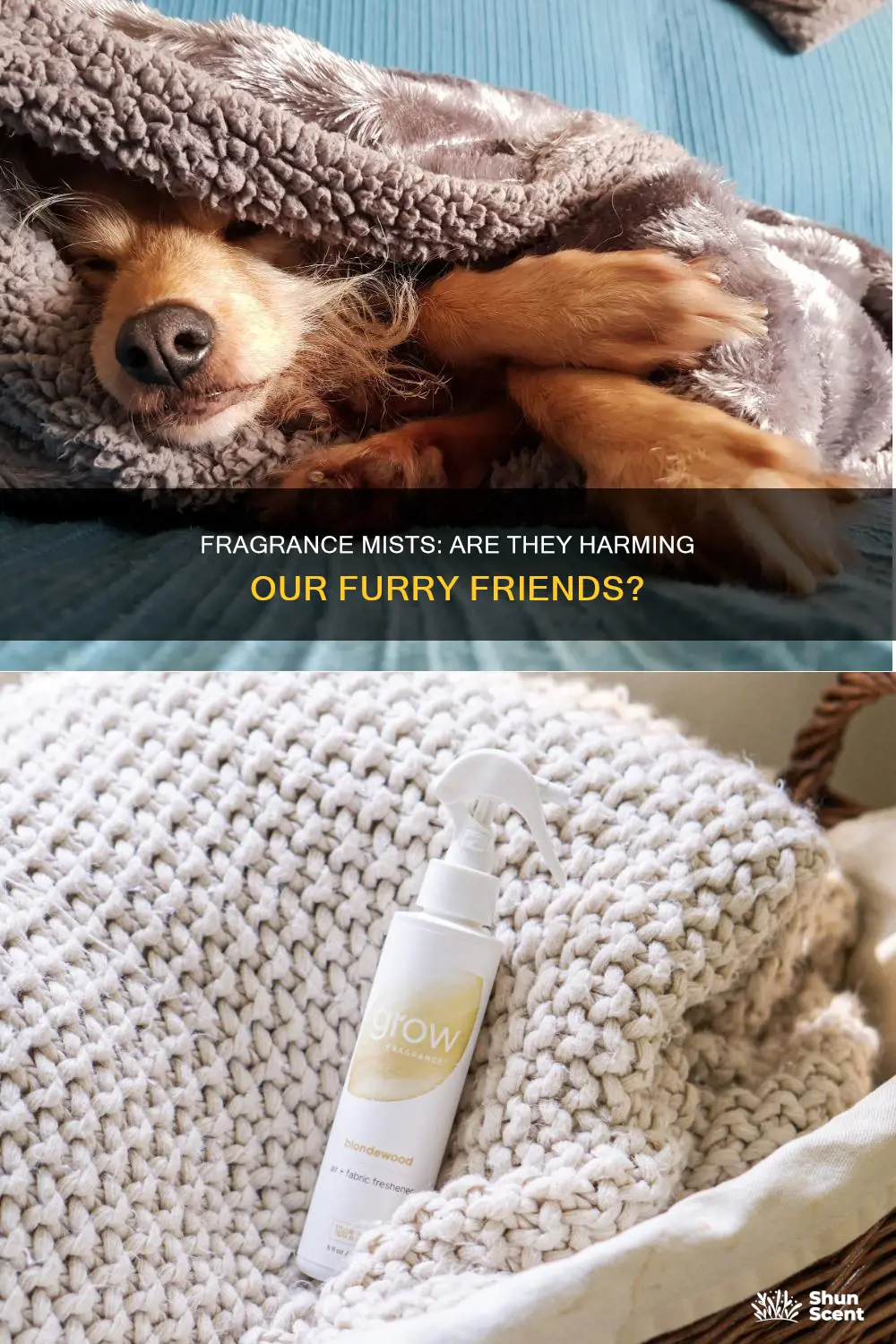 are fragrance mists bad for animals