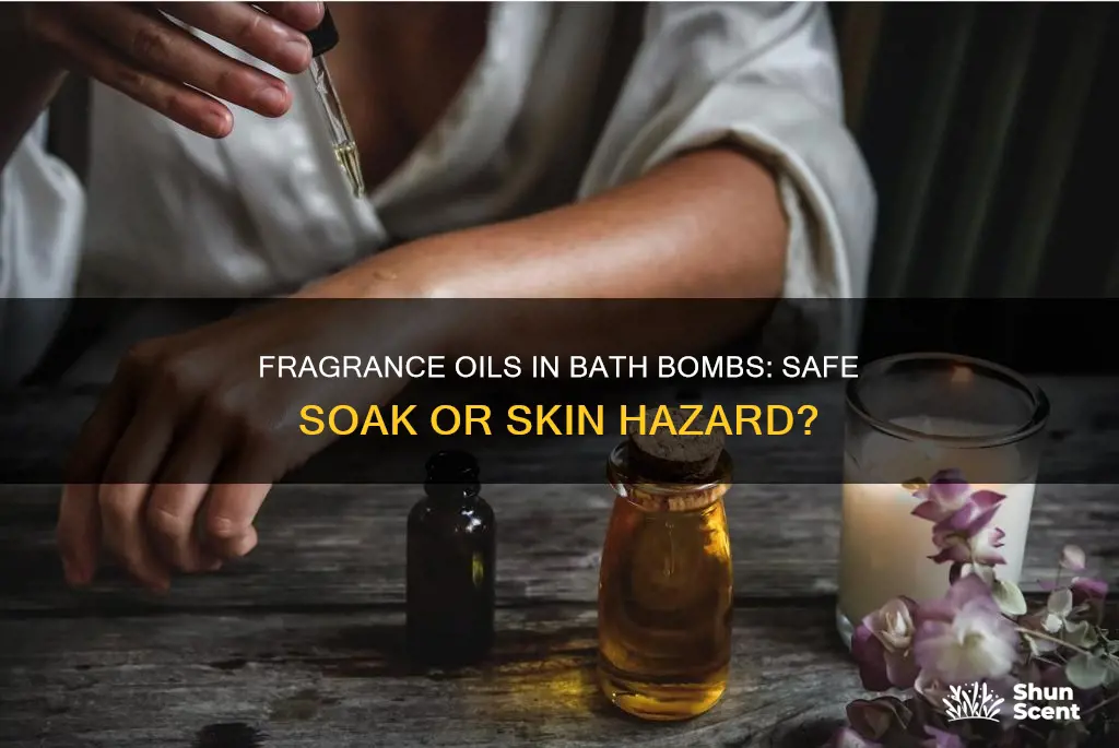 are fragrance oils safe for bath bombs