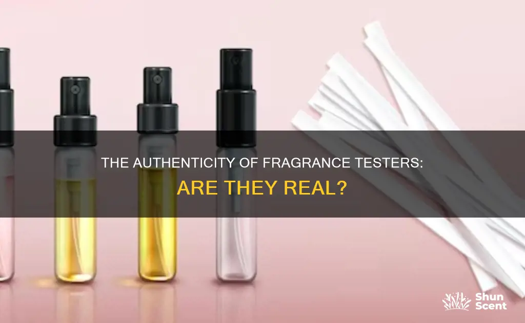 are fragrance testers real