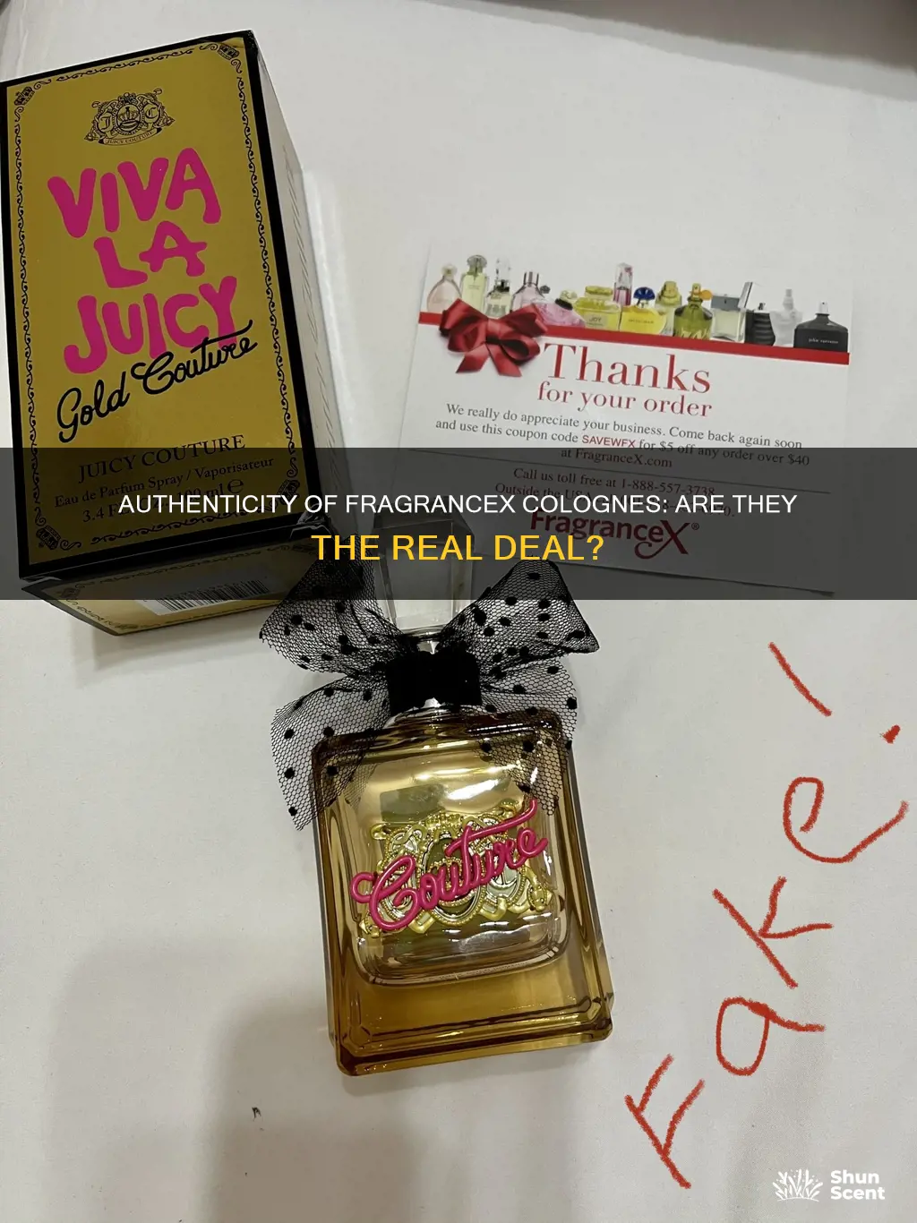 are fragrancex authentic colognes