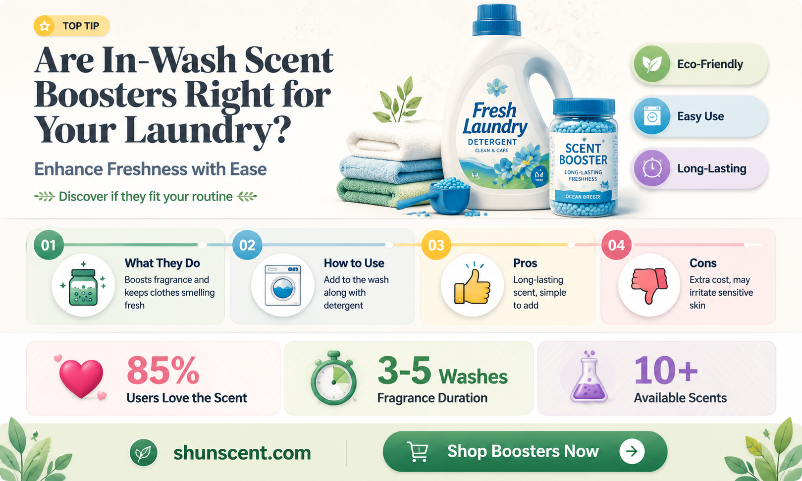 are in wash scent boosters detergent