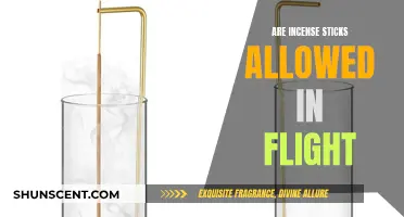 Incense Sticks: Allowed to Fly or a No-Go?