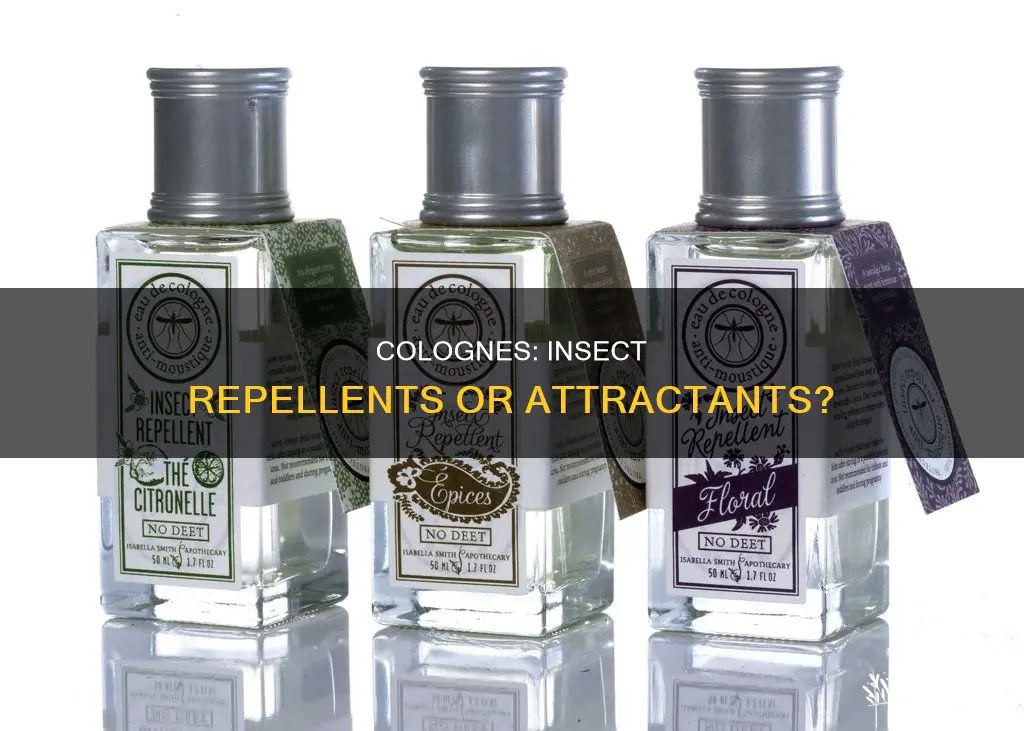 are insects repelled by cologne