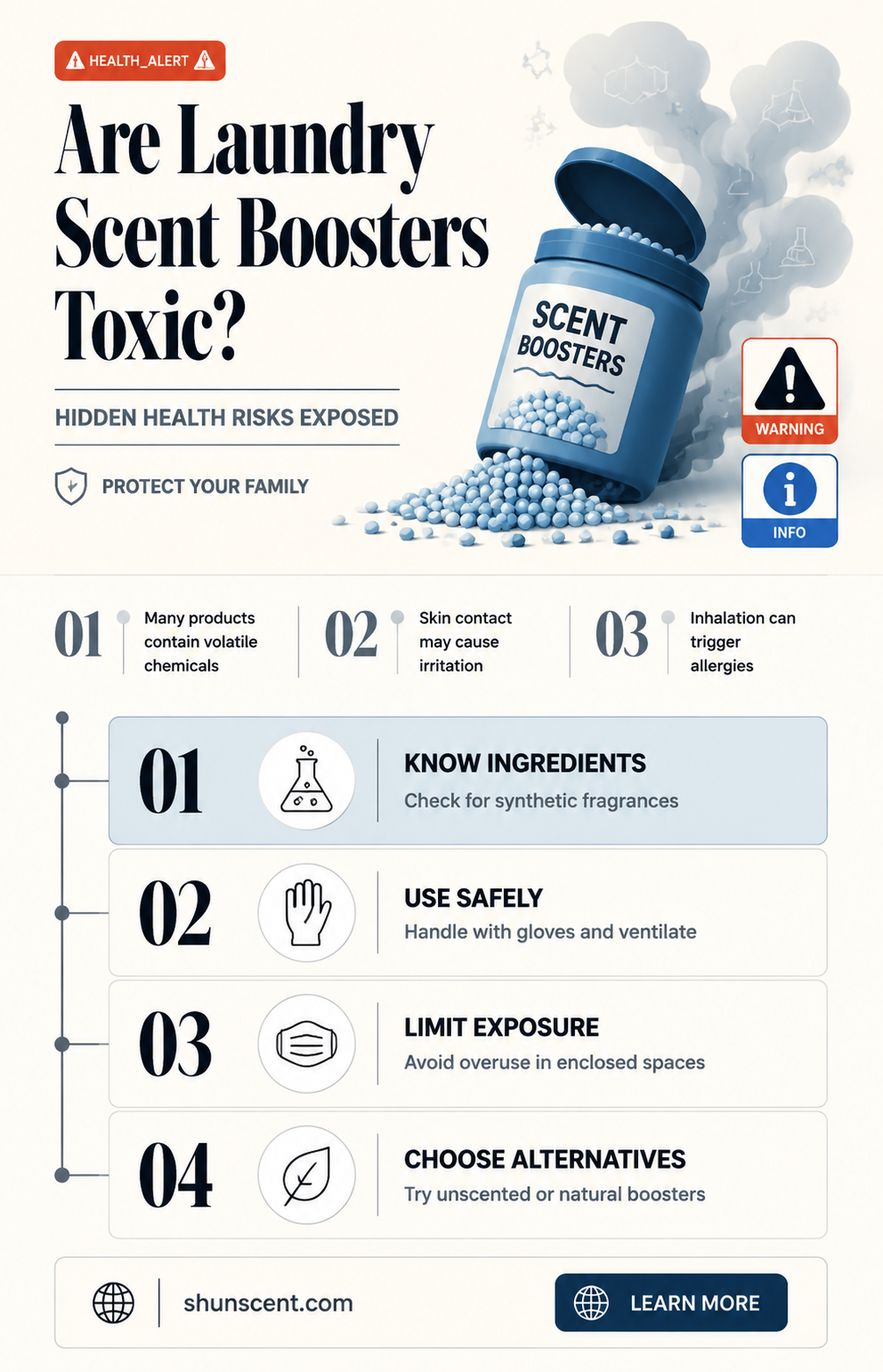 are laundry scent boosters toxic