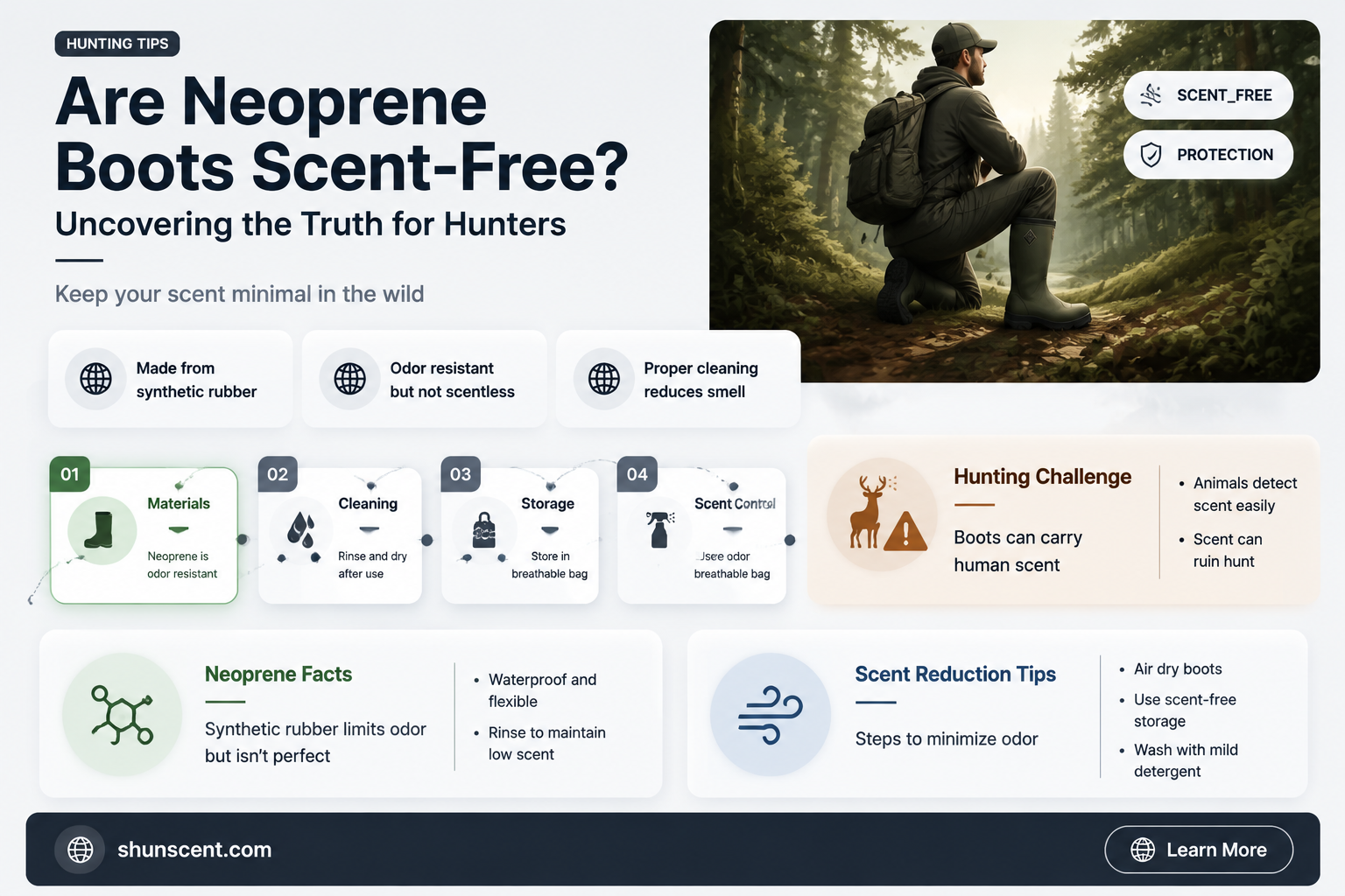 are neoprene boots scent free