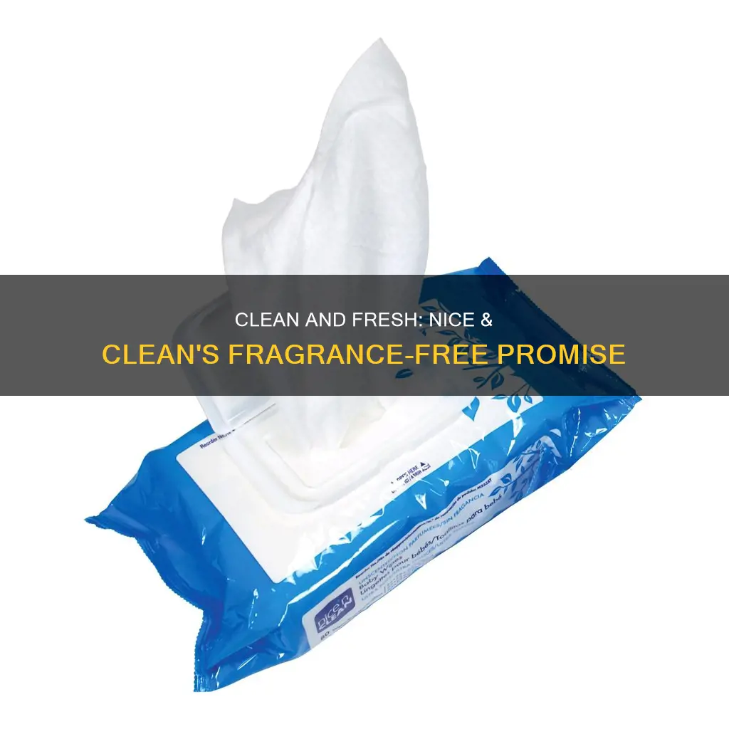 are nice and clean brand wipes fragrance free