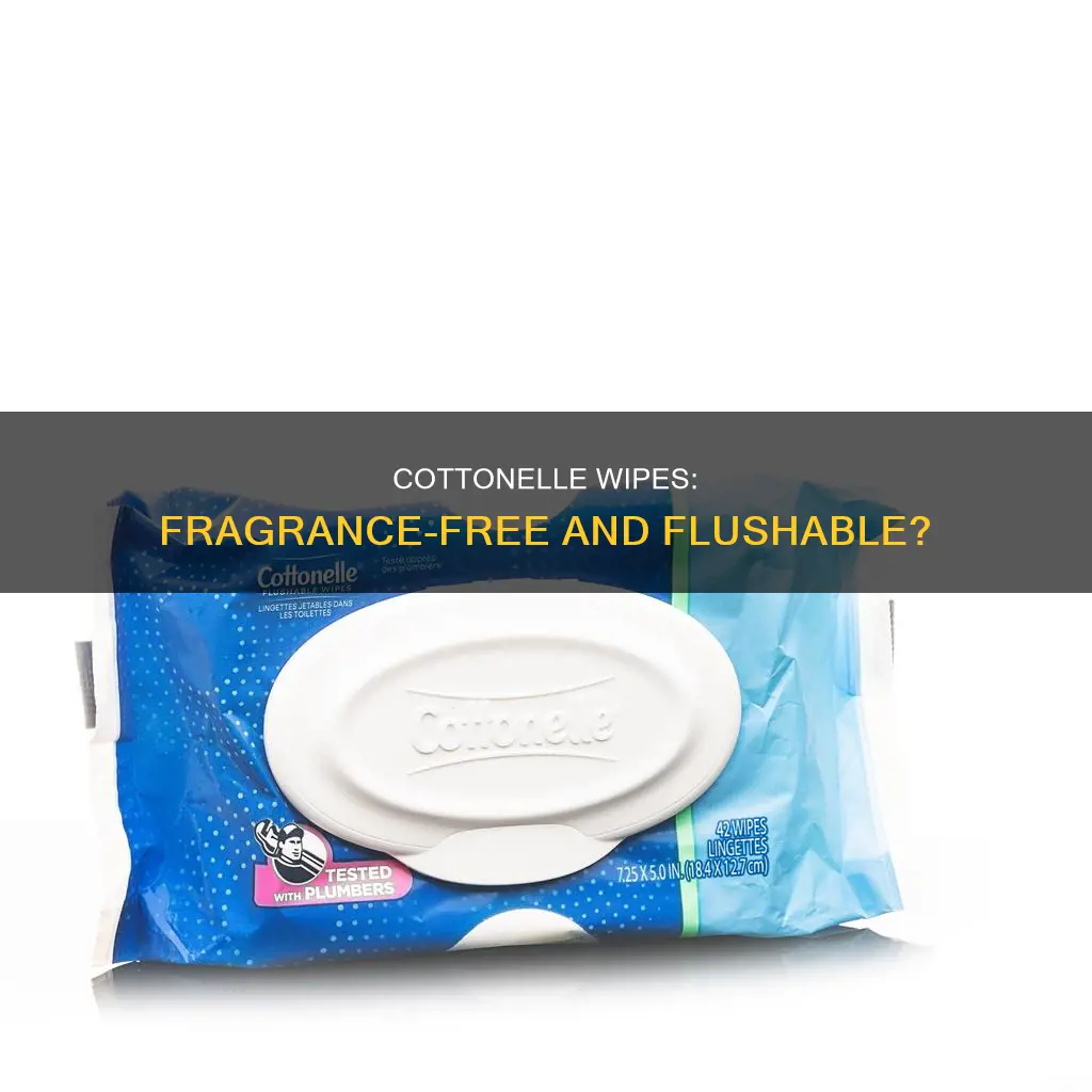 are normal cottonelle flushable wies fragrance free