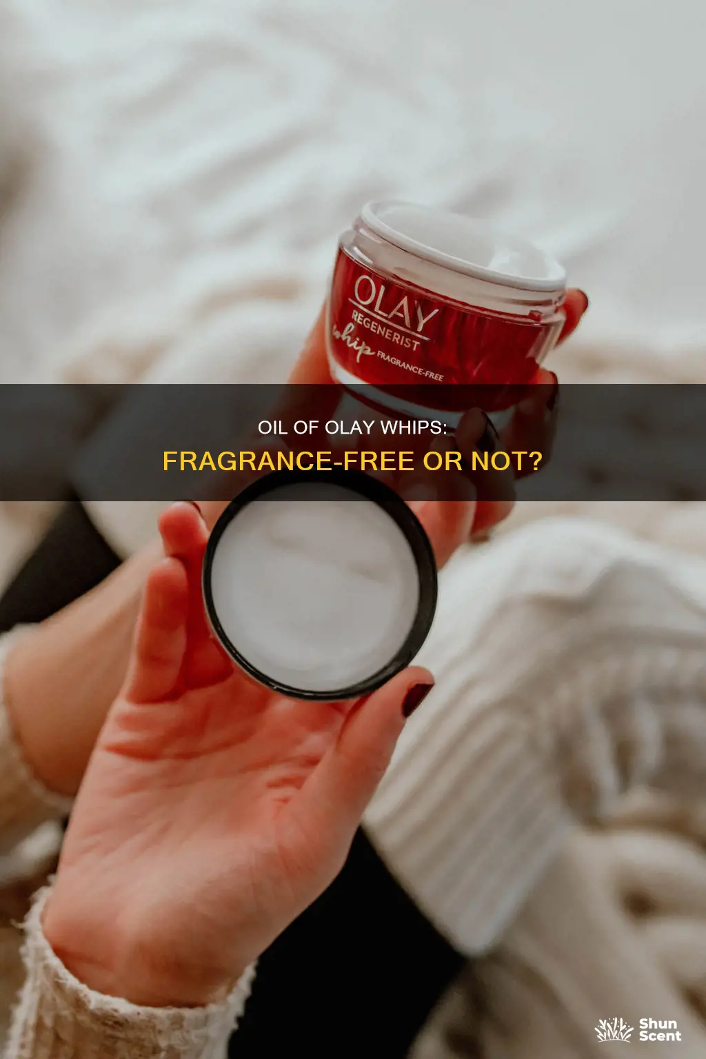 are oil of olay whips fragrance free