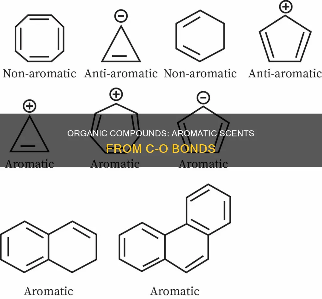 are organic compounds containing c o bond having strong aromas