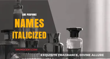 Perfume Names: Italicized or Not?