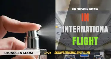 What's the Rule on Perfumes for International Flights?