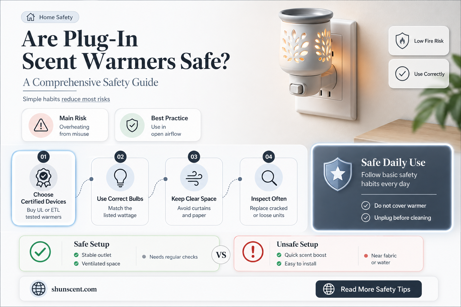 are plug in scent warmers safe