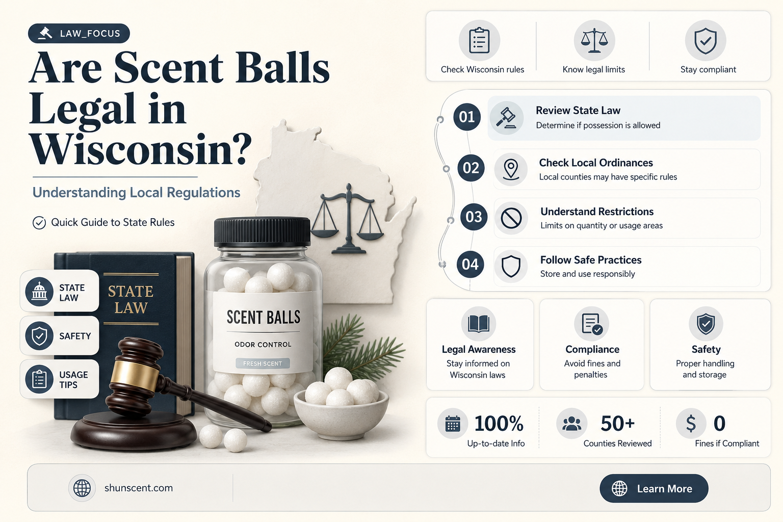 are scent balls legal in wisconsin