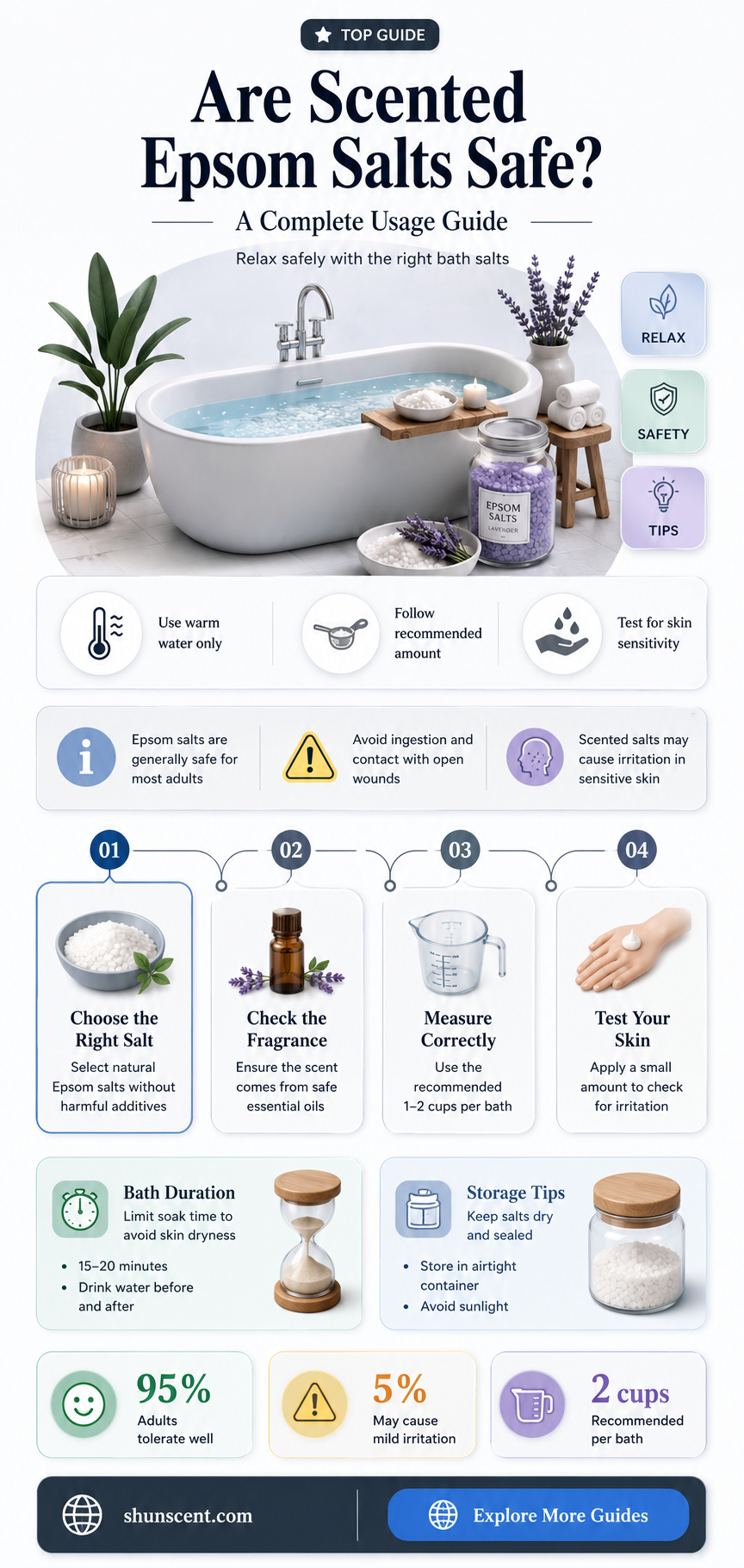 are scented epsom salts safe