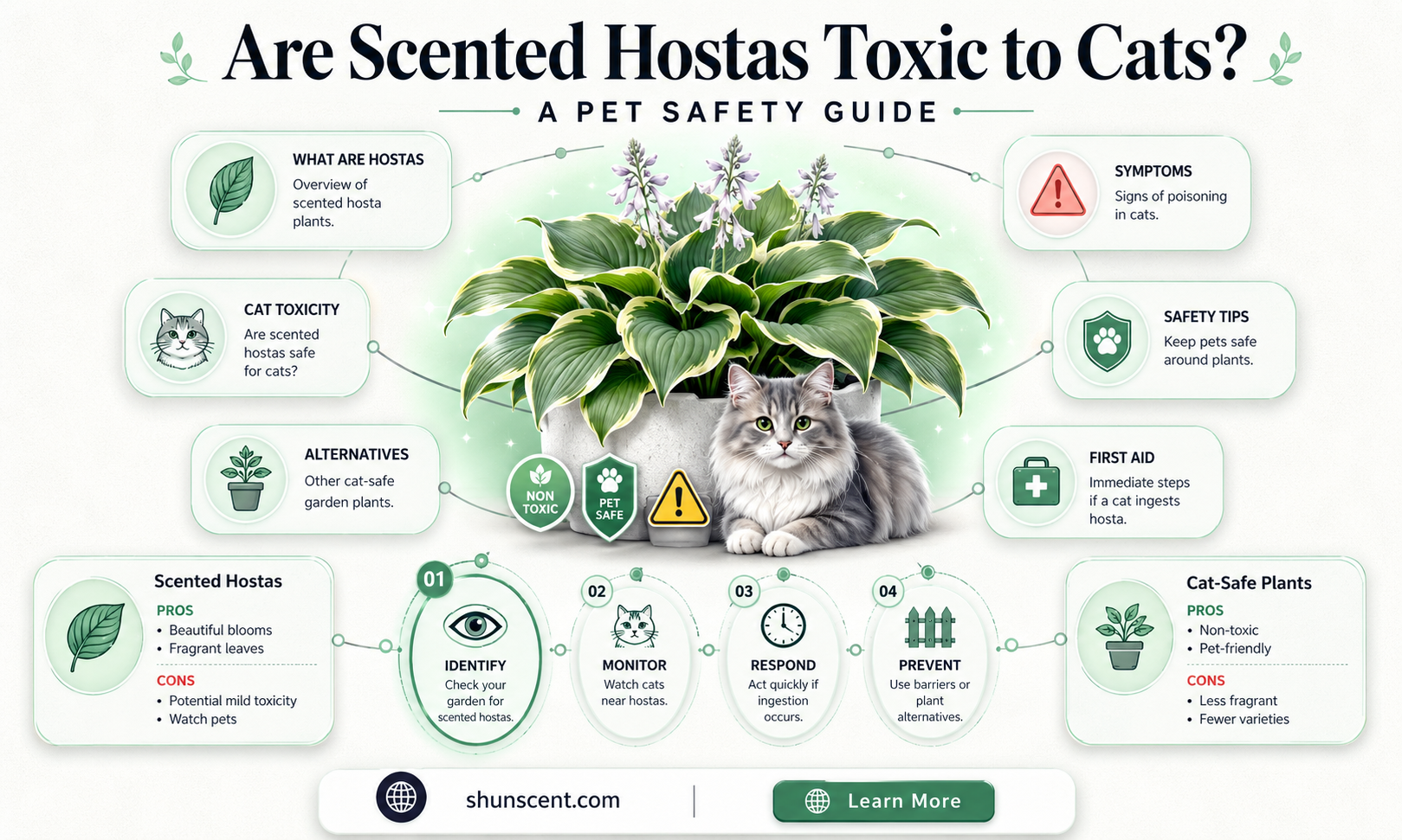 are scented hosta poisonous to cats