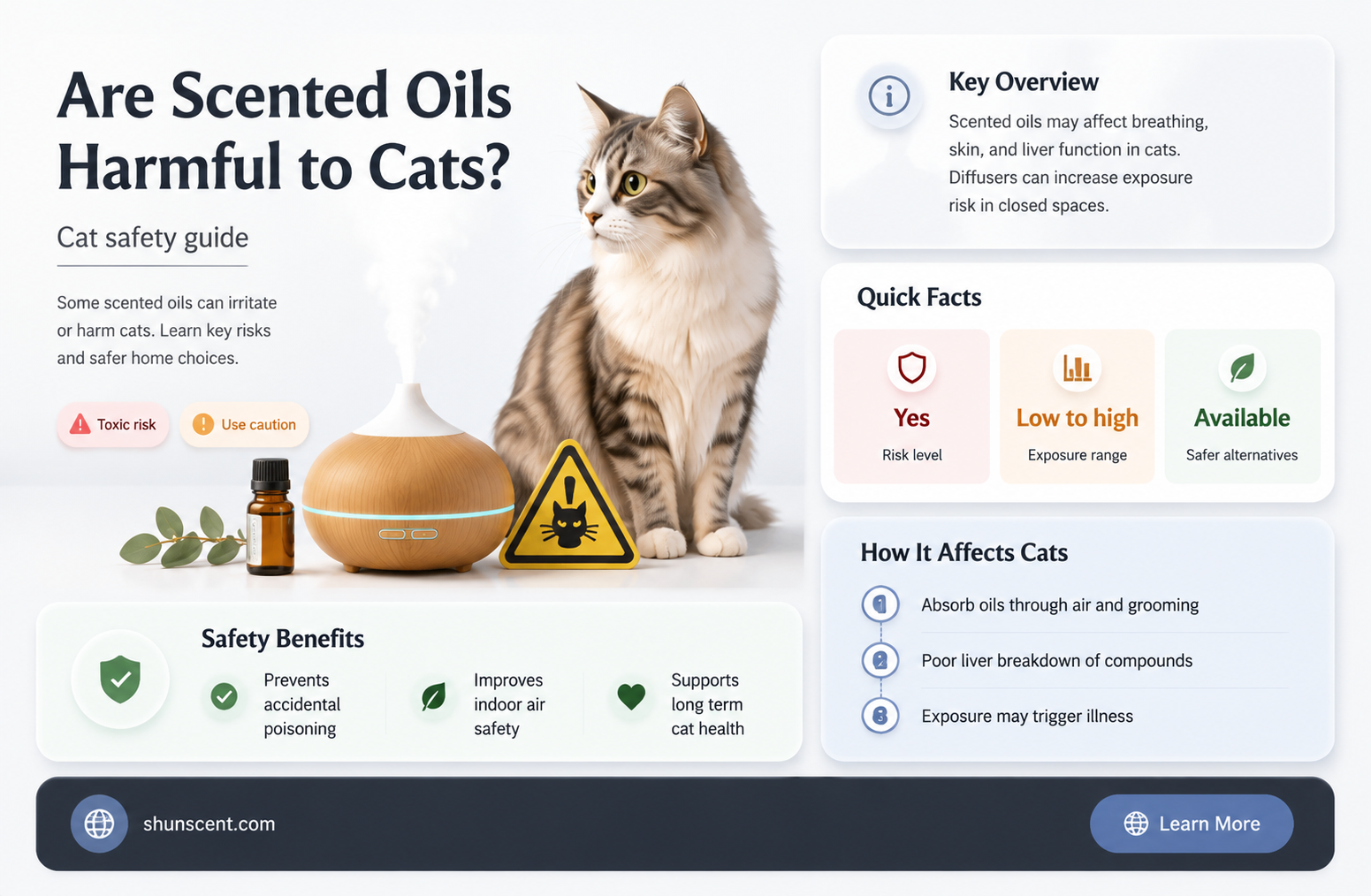 are scented oils bad for cats