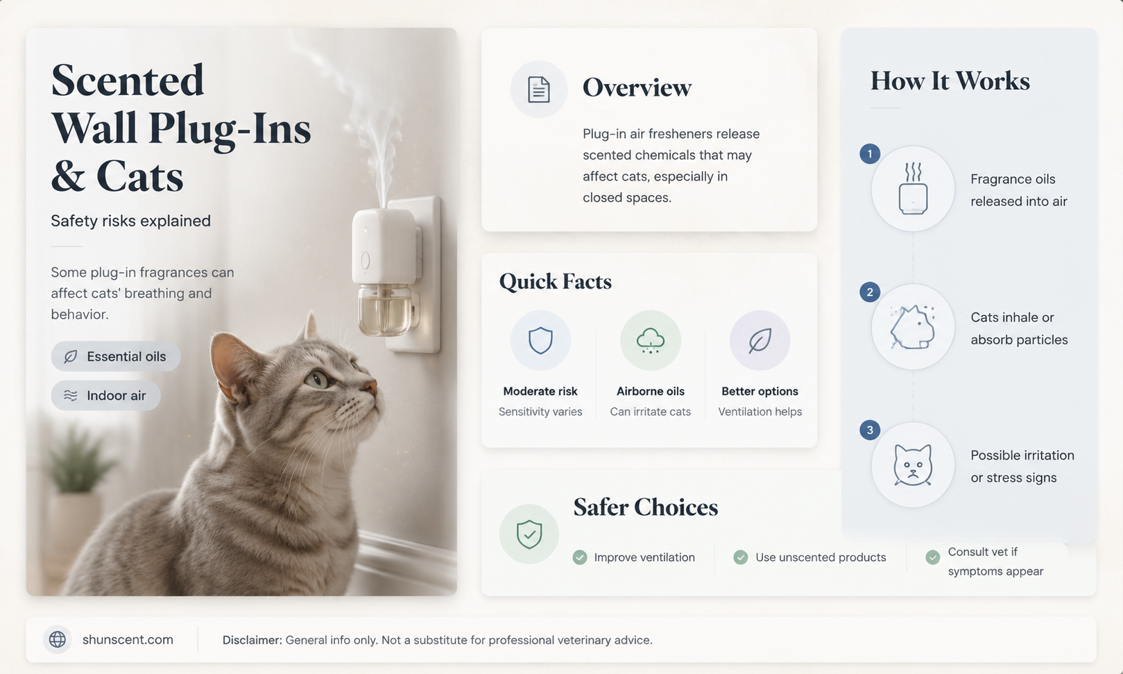 are scented wall plug ins safe with cats