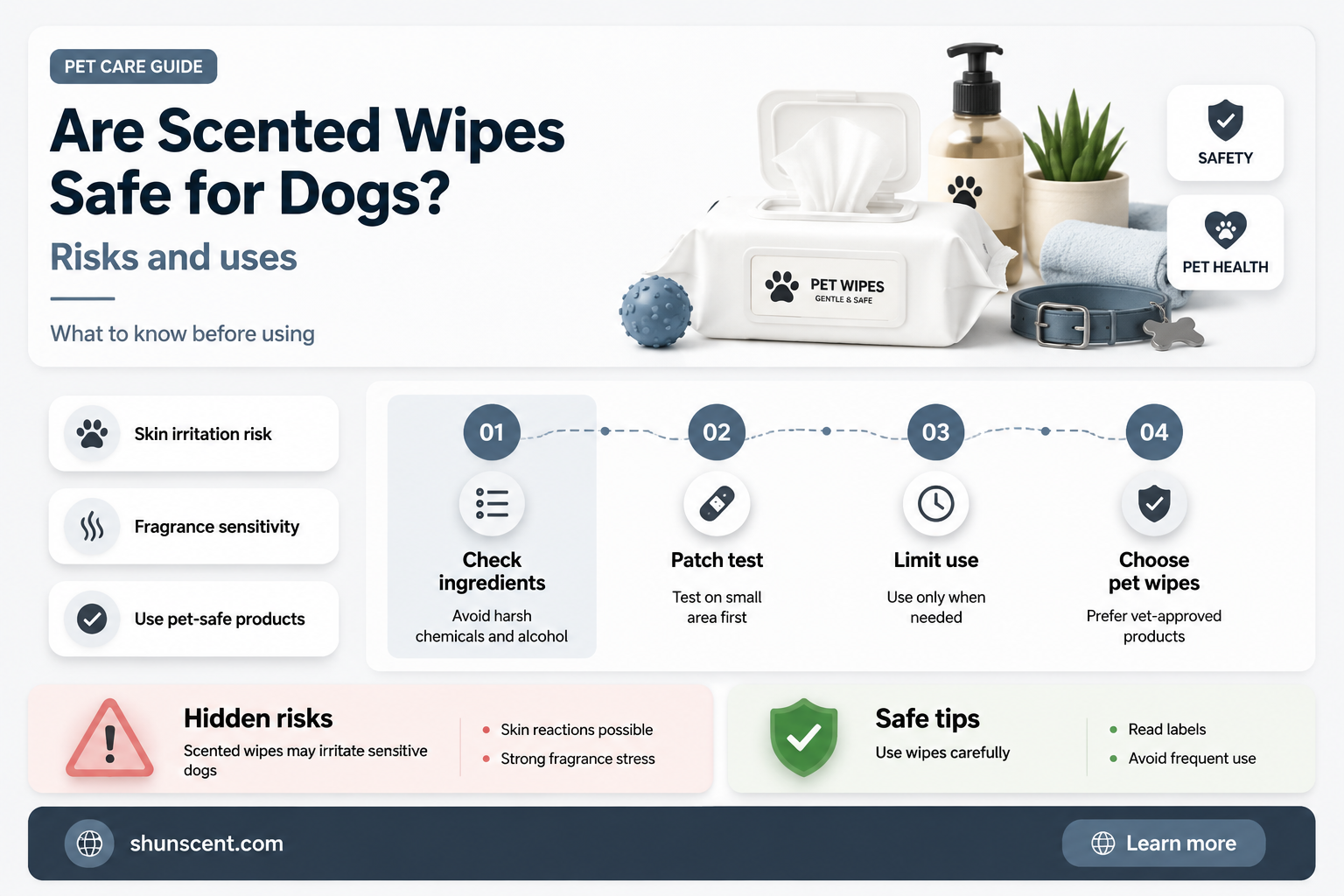 are scented wipes for dogs good