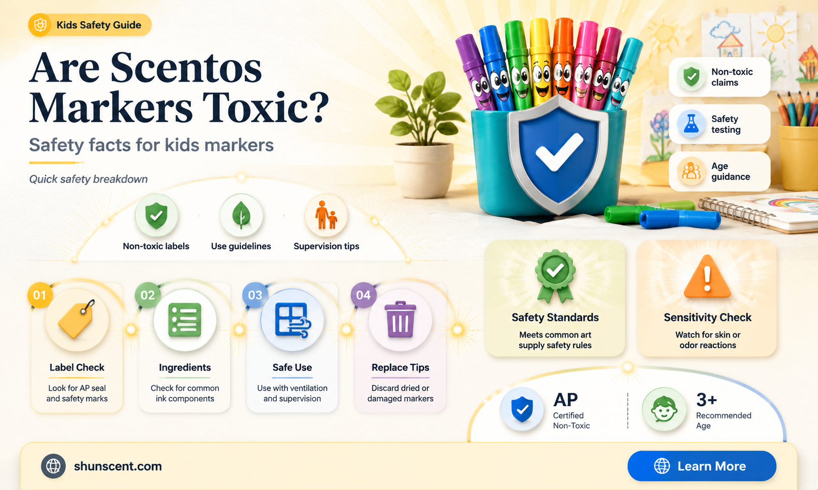 are scentos markers toxic