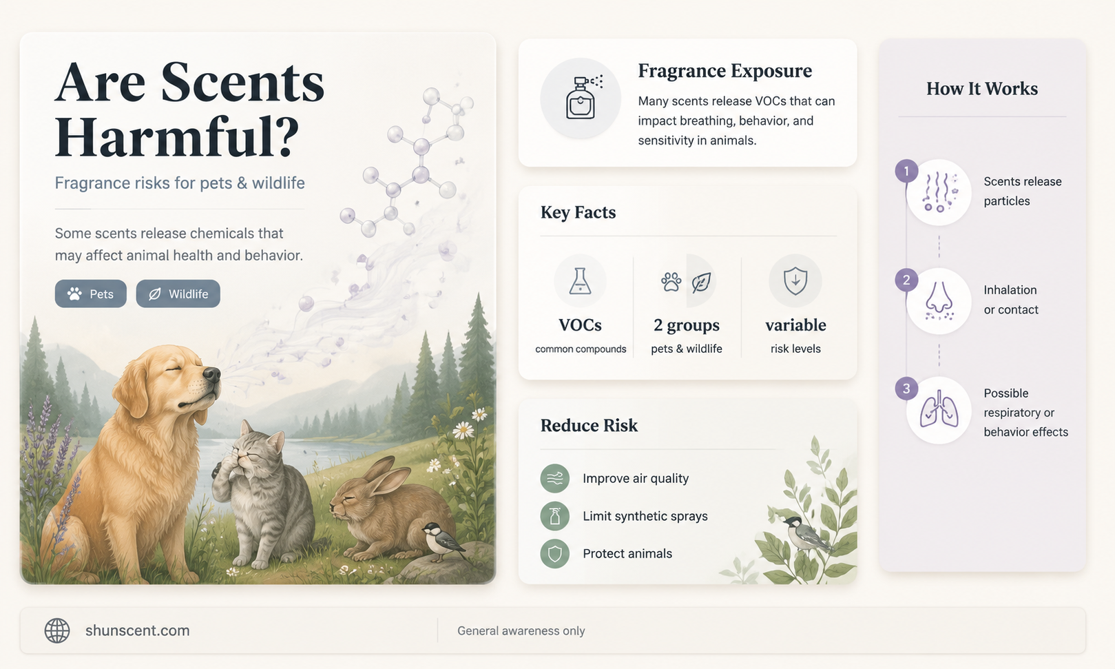 are scents dangerous to animals