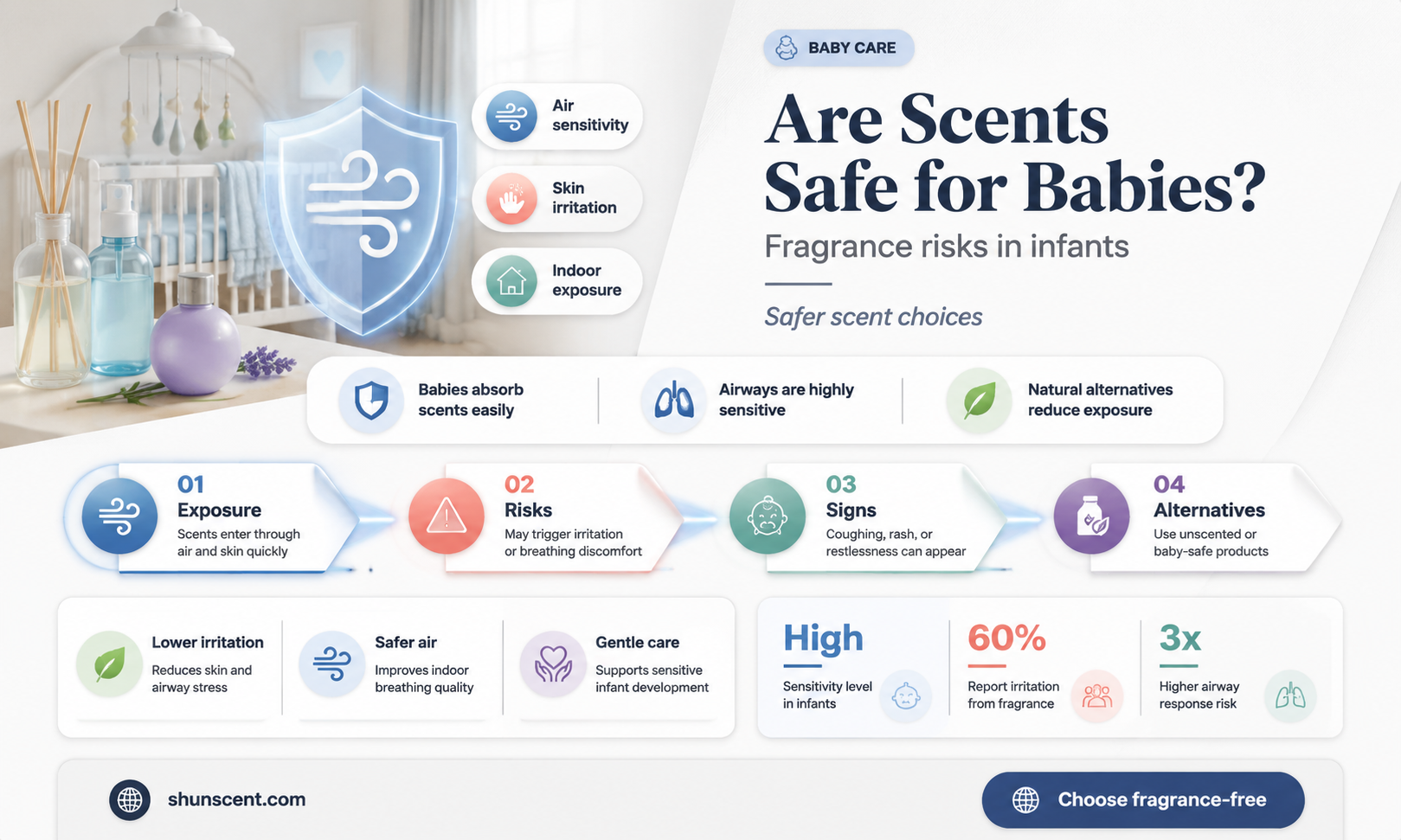 are scents bad for babies