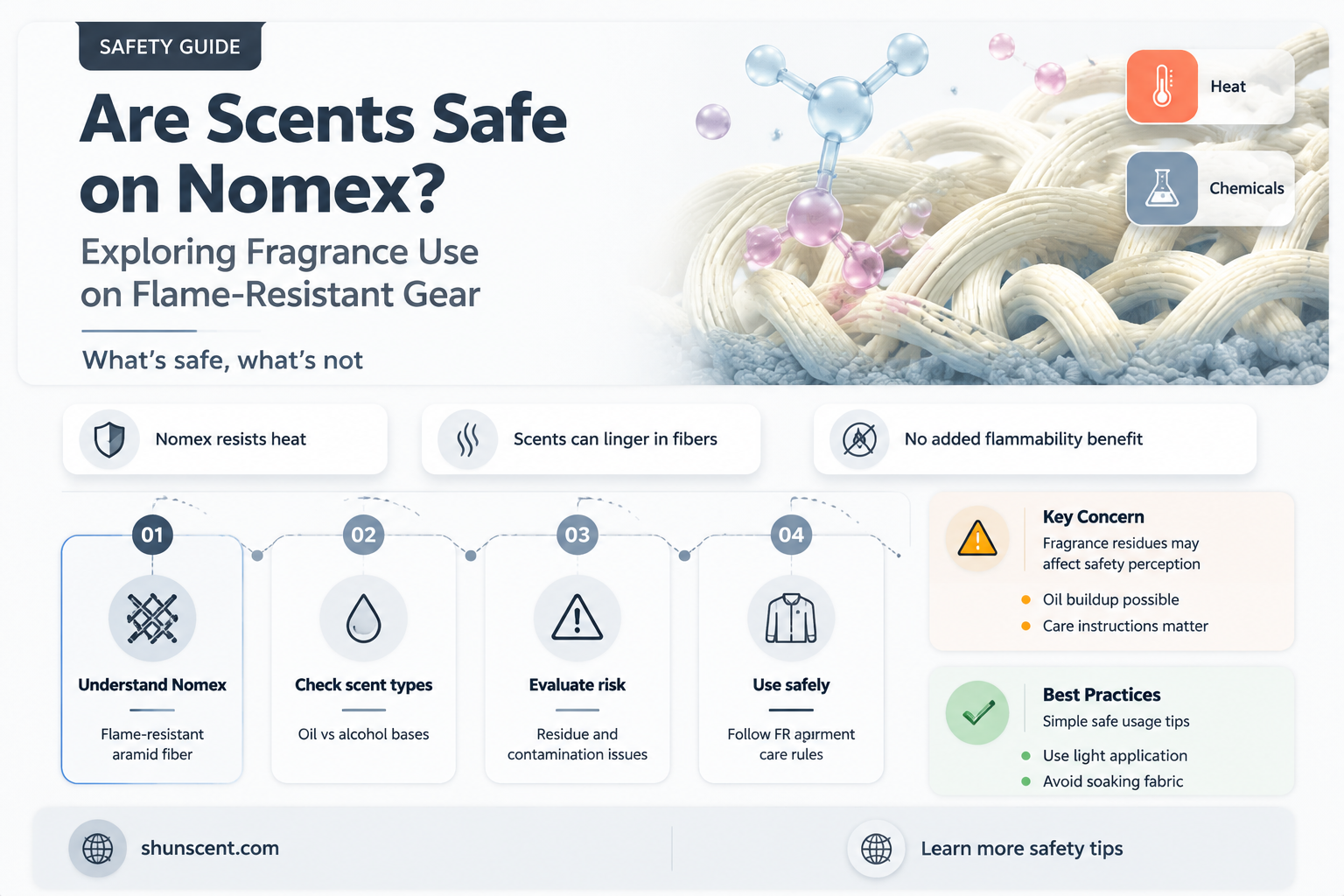 are scents safe on nomex
