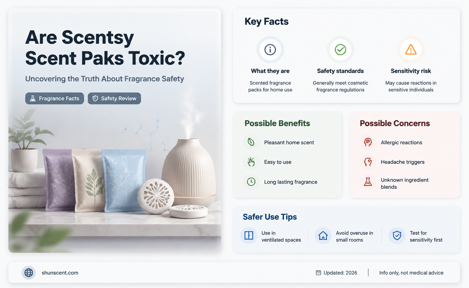 are scentsy scent paks toxic