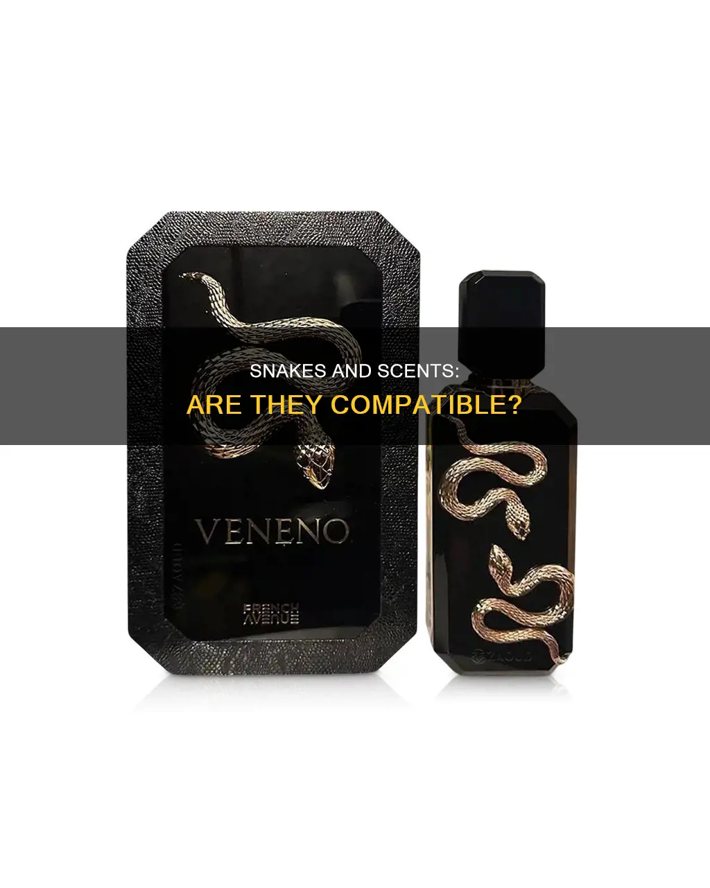 are snakes sensitive to perfume