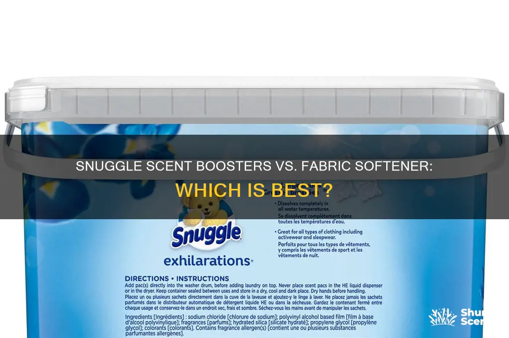 are snuggle scent boosters fabric softener
