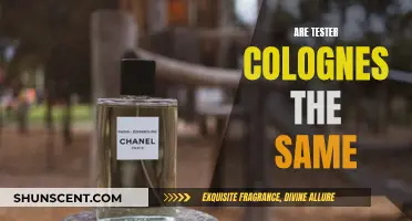 Cologne Tester Scents: Identical or Different?