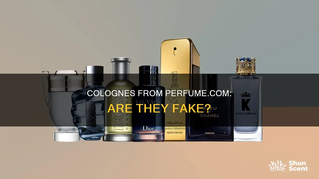 are th mens colognes from perfume com fakec