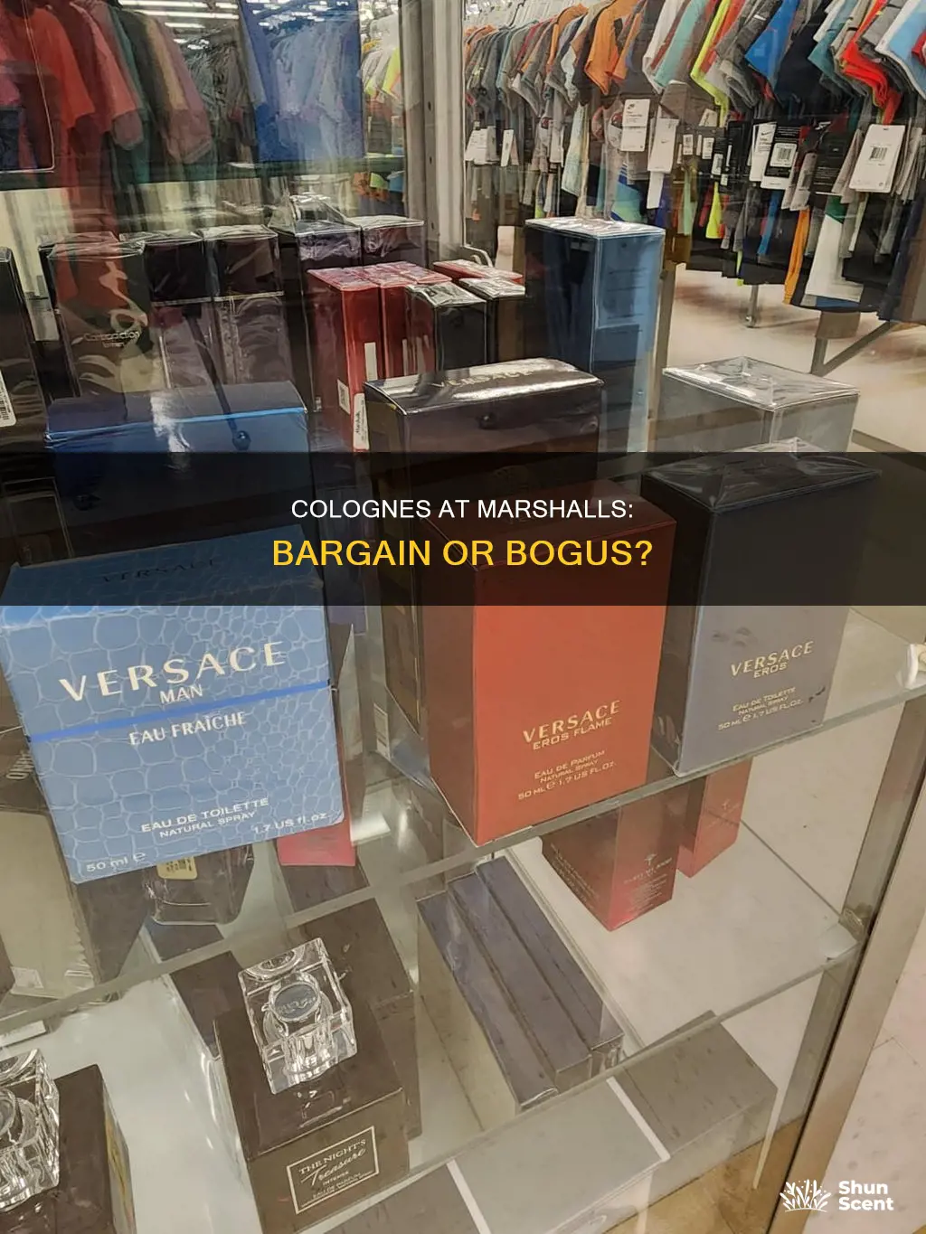 are the colognes you buy at marshalls knockoffs