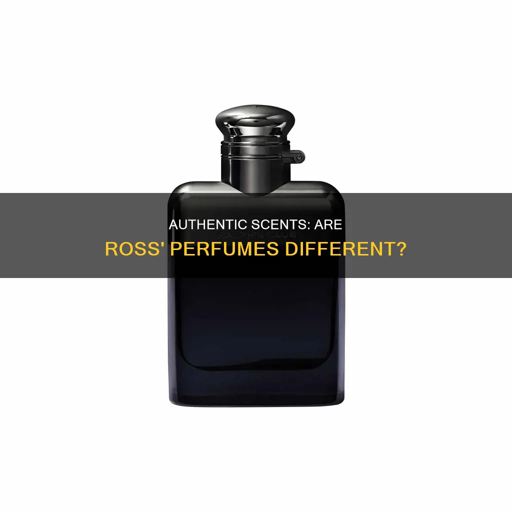 are the perfumes sold at ross different