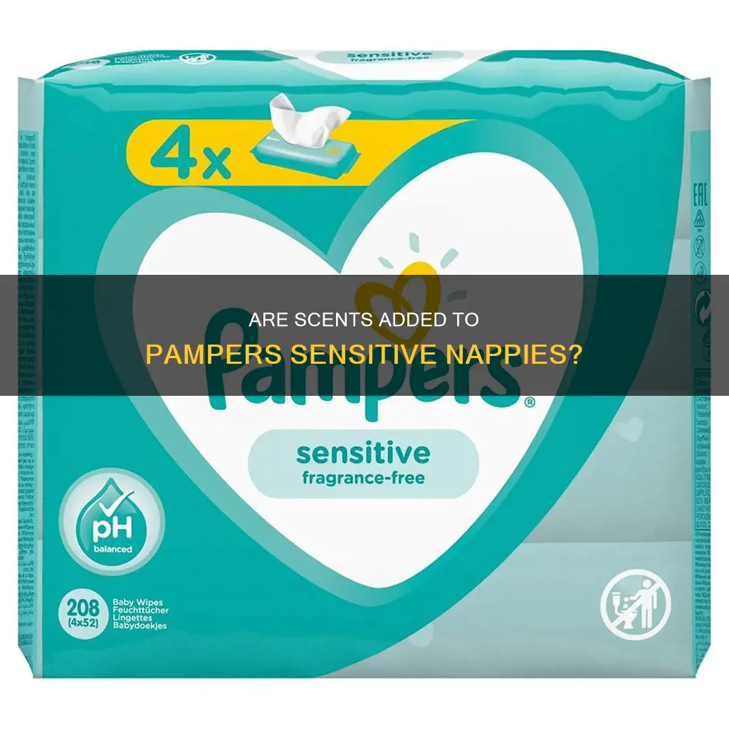 are there perfumes in pampers sensitive