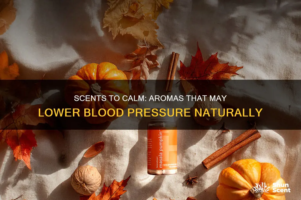 are there scents that lower blood pressure